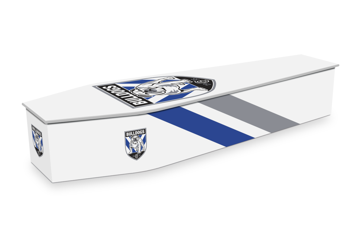 Canterbury Bankstown Bulldogs Custom Coffin Design
