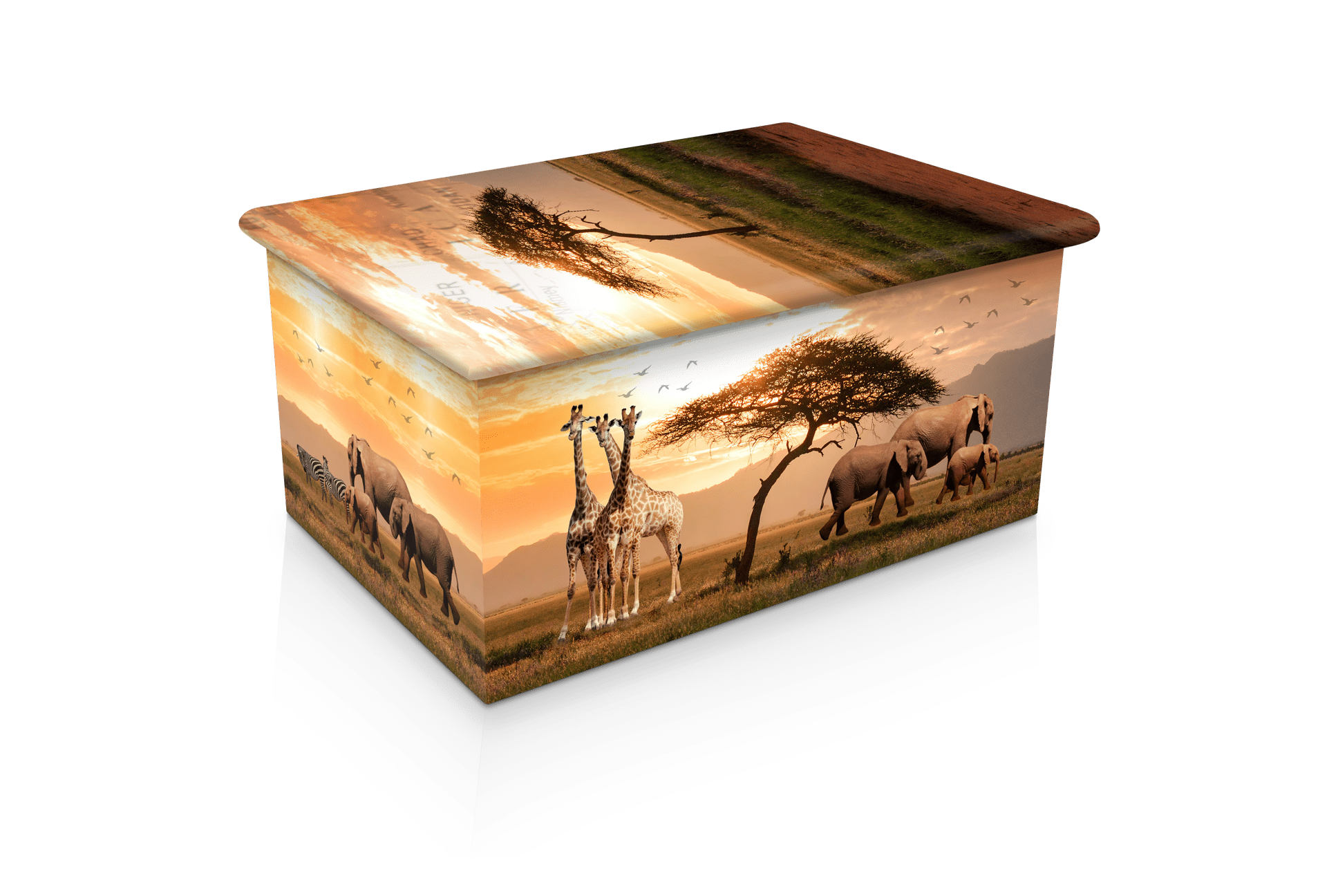 African Animals Urn - Expression Coffins